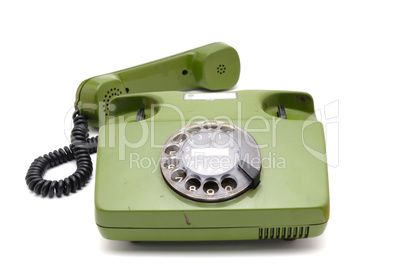 Old analogue disk phone