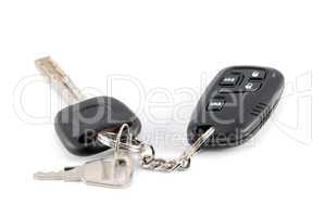 Automobile keys and charm from the autosignal system