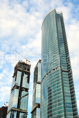 Construction of skyscrapers of the international business centre