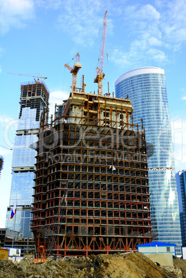 Construction of skyscrapers of the international business centre