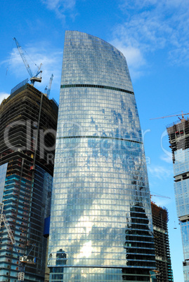 Construction of skyscrapers of the international business centre