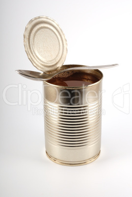 The open metal can