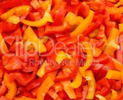 Fresh peppers vegetable