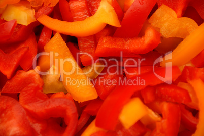 Fresh peppers vegetable