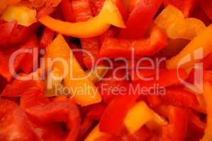 Fresh peppers vegetable