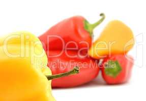 Fresh peppers vegetable