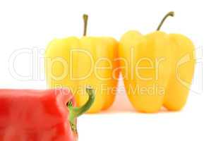 Fresh peppers vegetable