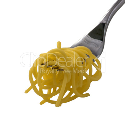 Spaghetti on a fork