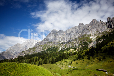 Landschaften am Hochkönig bei Mühlbach.