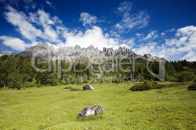 Landschaften am Hochkönig bei Mühlbach.