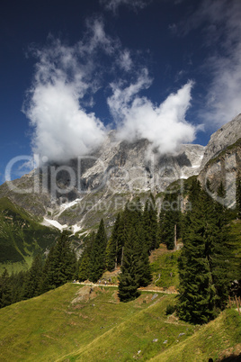 Landschaften am Hochkönig bei Mühlbach.