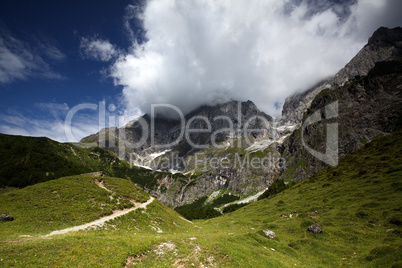 Landschaften am Hochkönig bei Mühlbach.