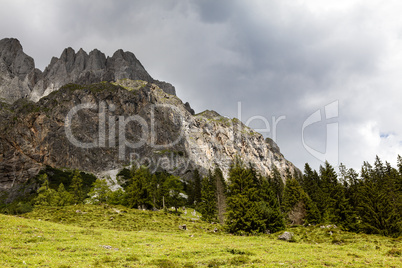 Landschaften am Hochkönig bei Mühlbach.