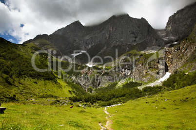 Landschaften am Hochkönig bei Mühlbach.