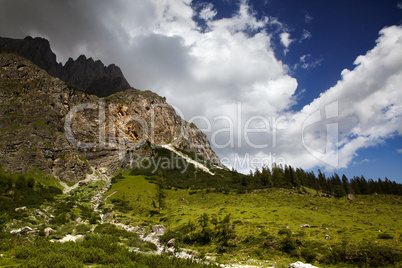 Landschaften am Hochkönig bei Mühlbach.