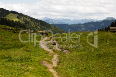 Landschaften am Hochkönig bei Mühlbach.