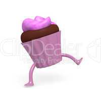 Dancing cupcake