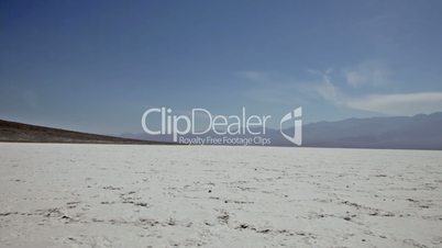 Background from salt in Death Valley, California