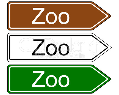 Wegweiser Zoo