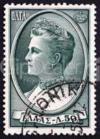 Postage stamp Greece 1956 Queen Olga of the Hellenes