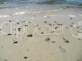 Steine an einer Küste