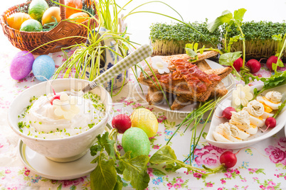 Easter table