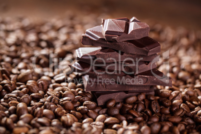 Schokolade und Kaffee