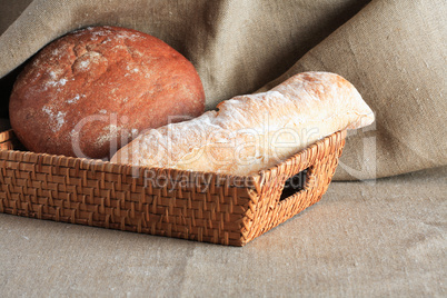 Bread In Basket