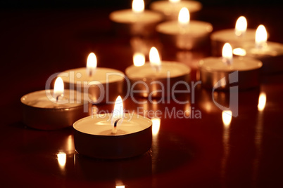 Candles On Dark