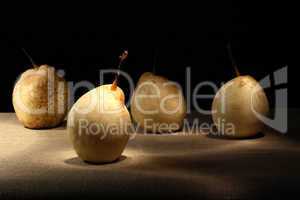 Pears On Canvas