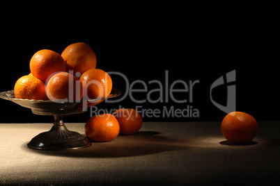 Tangerines In Bowl