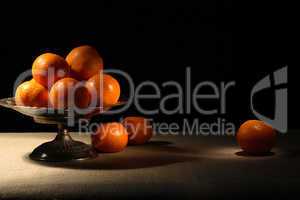 Tangerines In Bowl