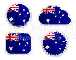 Fahne Australien Sticker