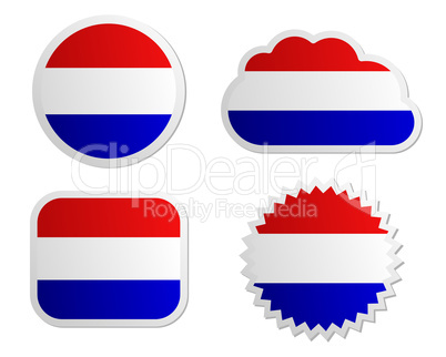 Fahne Niederlande Sticker