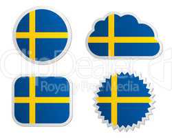 Fahne Schweden Sticker