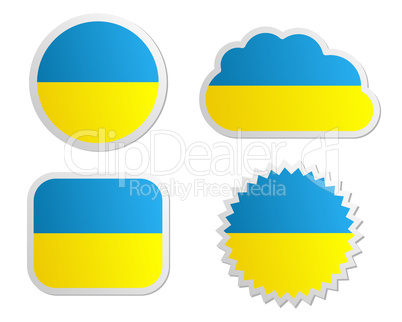 Fahne Ukraine Sticker