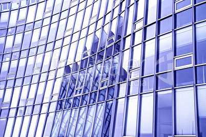 Fassade eines Bürogebäudes Fassade eines Bürogebäudes
