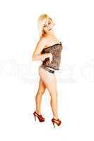 Slim Woman in corset.