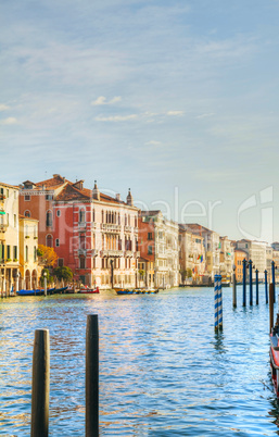 View to Grande Canal in Venice, Italy