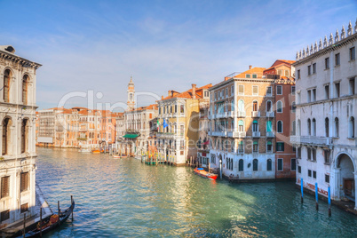 View to Grand Canal in Venice, Italy