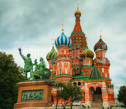 Saint Basil's Cathedral in Moscow, Russia