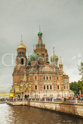 Savior on Blood Cathedral in St. Petersburg, Russia