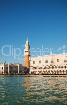 Venice as seen from the lagoon