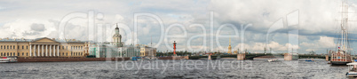 Panoramic overview of Saint Petersburg, Russia