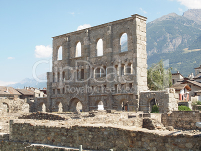 Roman Theatre Aosta