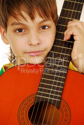 Boy with guitar