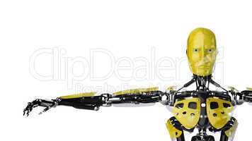 Roboter Gelb