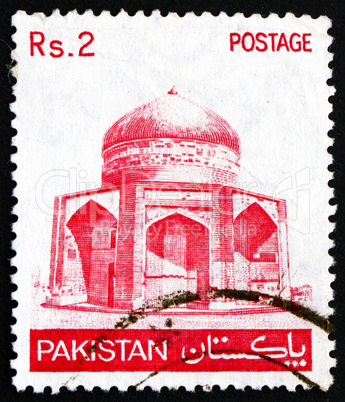 Postage stamp Pakistan 1979 Tomb of Ibrahim Khan Makli