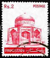 Postage stamp Pakistan 1979 Tomb of Ibrahim Khan Makli