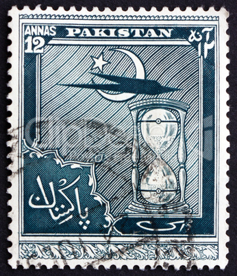 Postage stamp Pakistan 1951 Star and Crescent